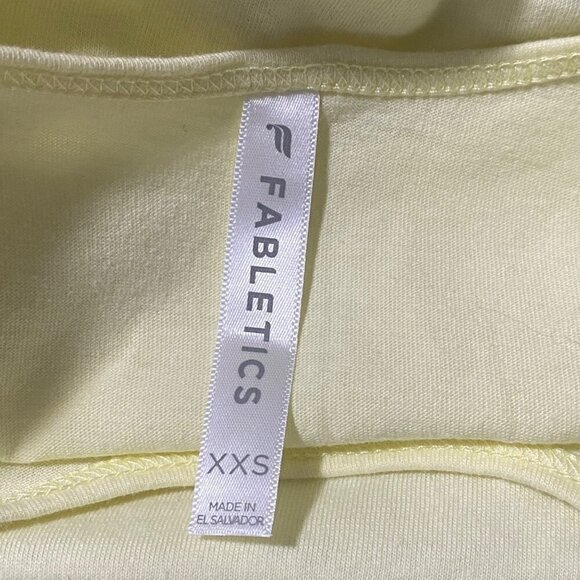 FABLETICS ALMA TANK LIGHT PEARL/CALI SUNSHINE TANK XXS - Picture 6 of 6